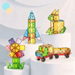 Educational Magnetic Tiles 40 Piece Set