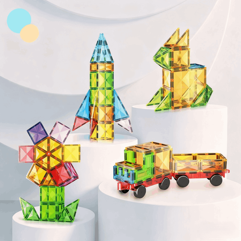 Educational Magnetic Tiles 40 Piece Set